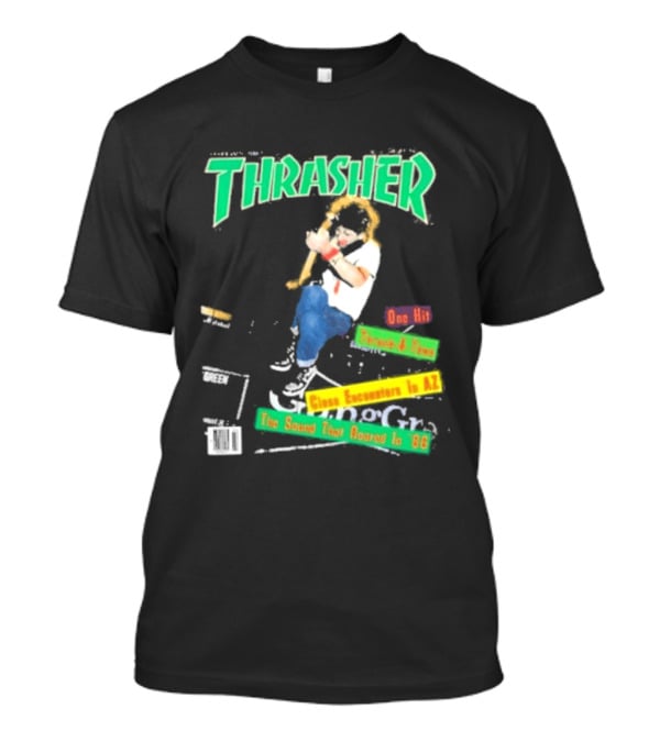 Thrasher Magazine February 1987 Pushead J Sam Somewhere In AZ The Sound You Heard In 86 T-Shirt