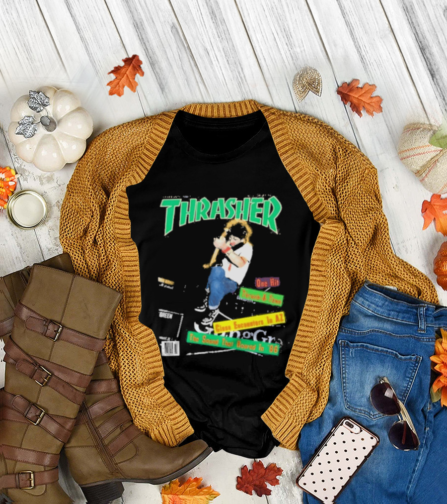 Thrasher Magazine February 1987 Pushead J Sam Somewhere in AZ The Sound You Heard in 86 T-Shirt