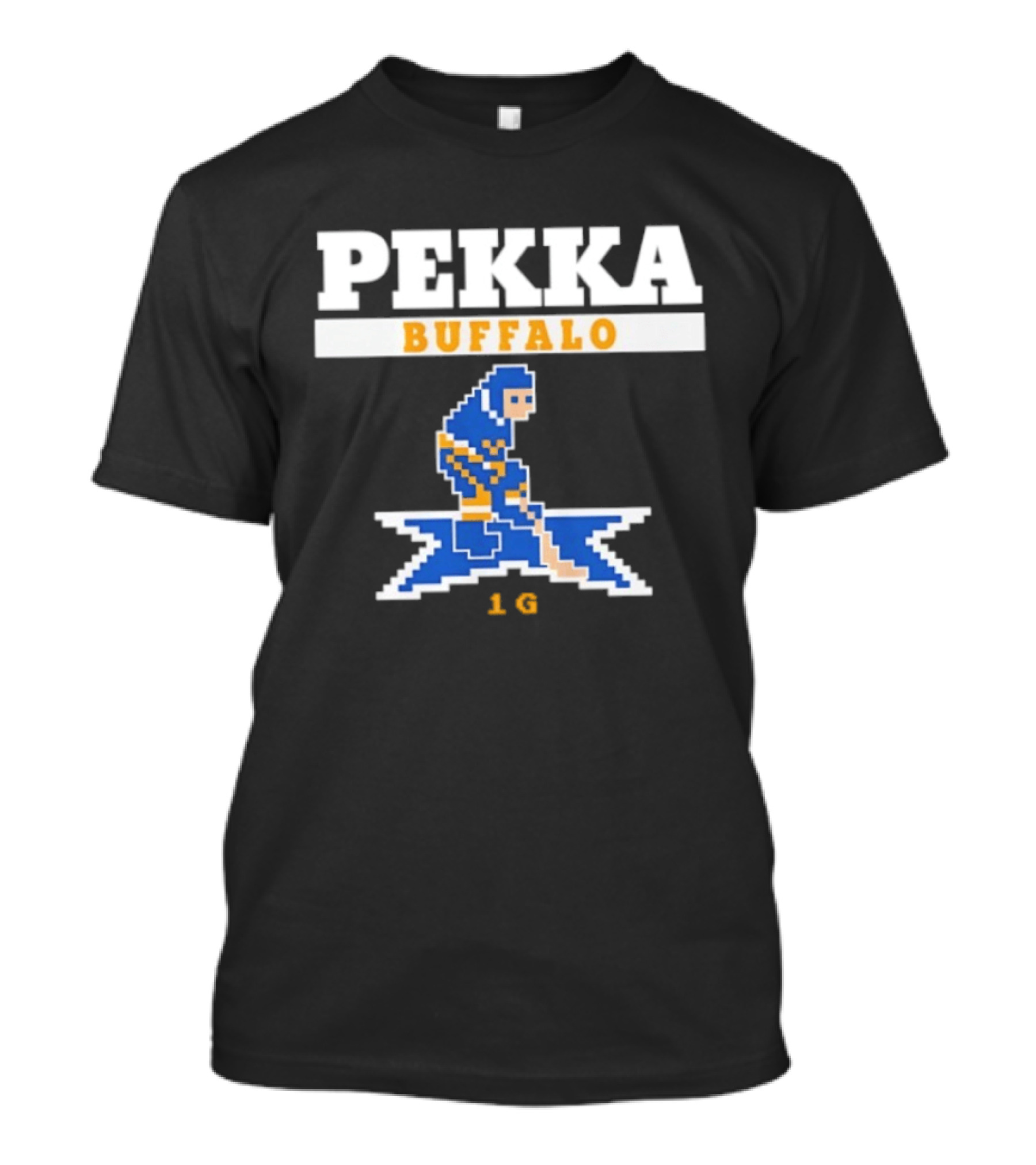 Pekka Buffalo Sabres 16 Hockey Pixelated Player T-Shirt