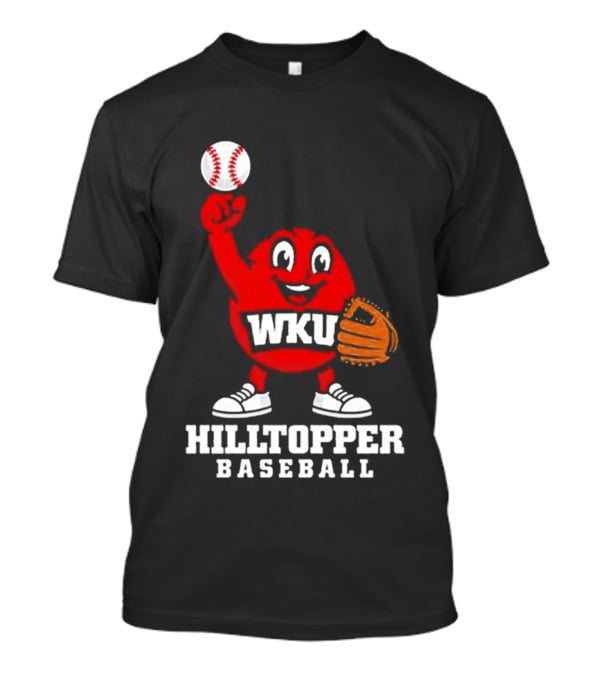 WKU Hilltopper Baseball Mascot With Glove And Ball T-Shirt