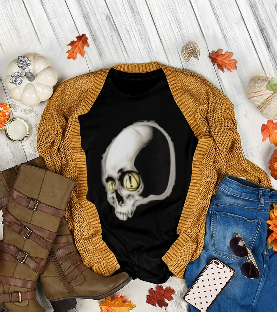 Yeat Dangerous Summer Skull Graphic with Distorted 3D Effect T-Shirt