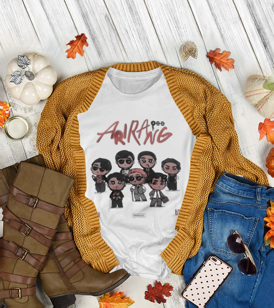 BTS Arirang Chibi 2.0 Collectible Band Figures T-Shirt