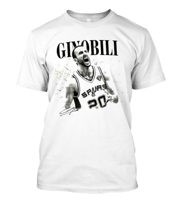 Ginobili Spurs 20 Basketball Legend T-Shirt