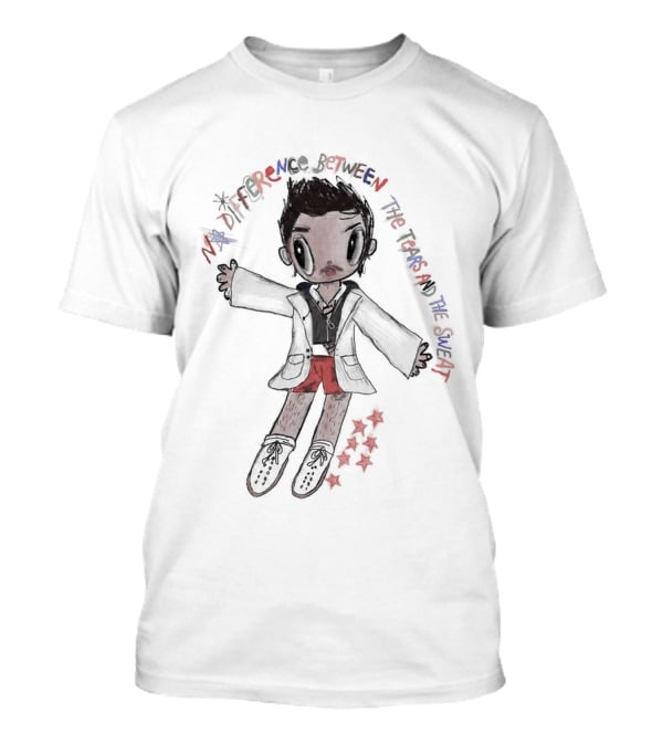 Harry Styles No Difference Between Tears And Sweat Cartoon T-Shirt