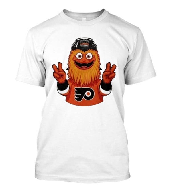 Philadelphia Flyers Gritty Peace Victory Hockey Fan Favorite T-Shirt
