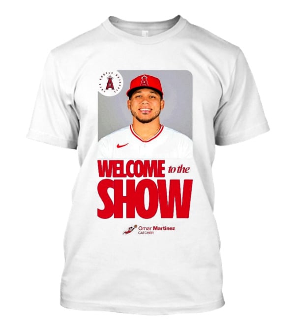 Los Angeles Angels Juan Lagares Welcome To The Show MLB Baseball T-Shirt