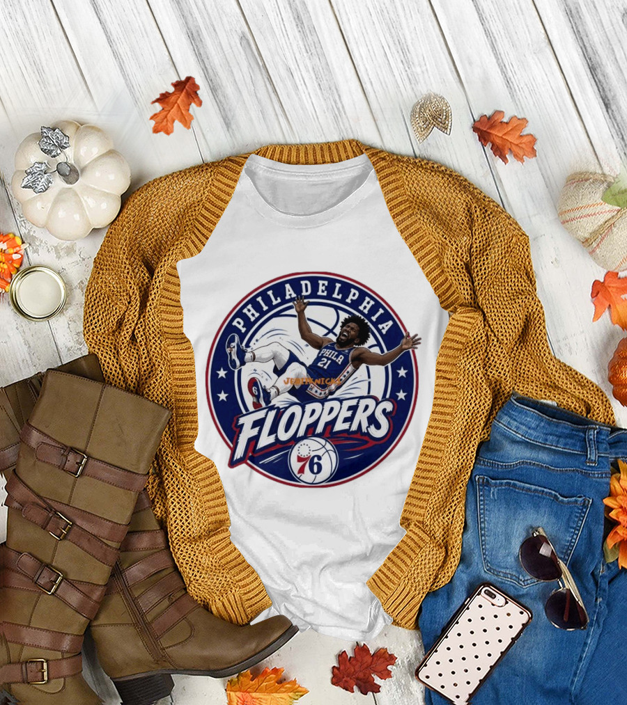 Philadelphia Floppers Joel Embiid 76ers Basketball 2026 T-Shirt