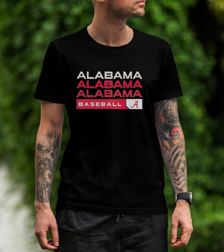 Alabama Crimson Tide College Baseball 2026 Hype Tri Blend T-Shirt