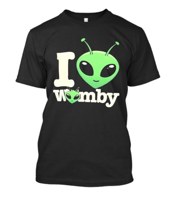 I Love Womby Aliens Victor Wembanyama San Antonio Spurs Basketball T-Shirt