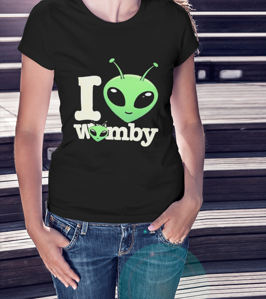 I Love Womby Aliens Victor Wembanyama San Antonio Spurs Basketball T-Shirt
