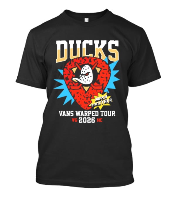 Anaheim Ducks Vans Warped Tour 2026 Smash The Patriarchy T-Shirt