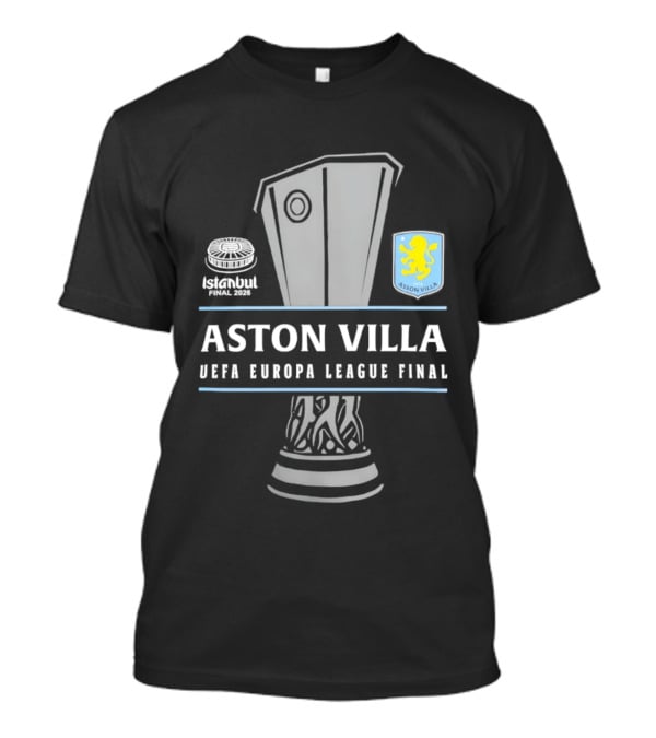 Aston Villa UEFA Europa League Final Trophy 2026 T-Shirt