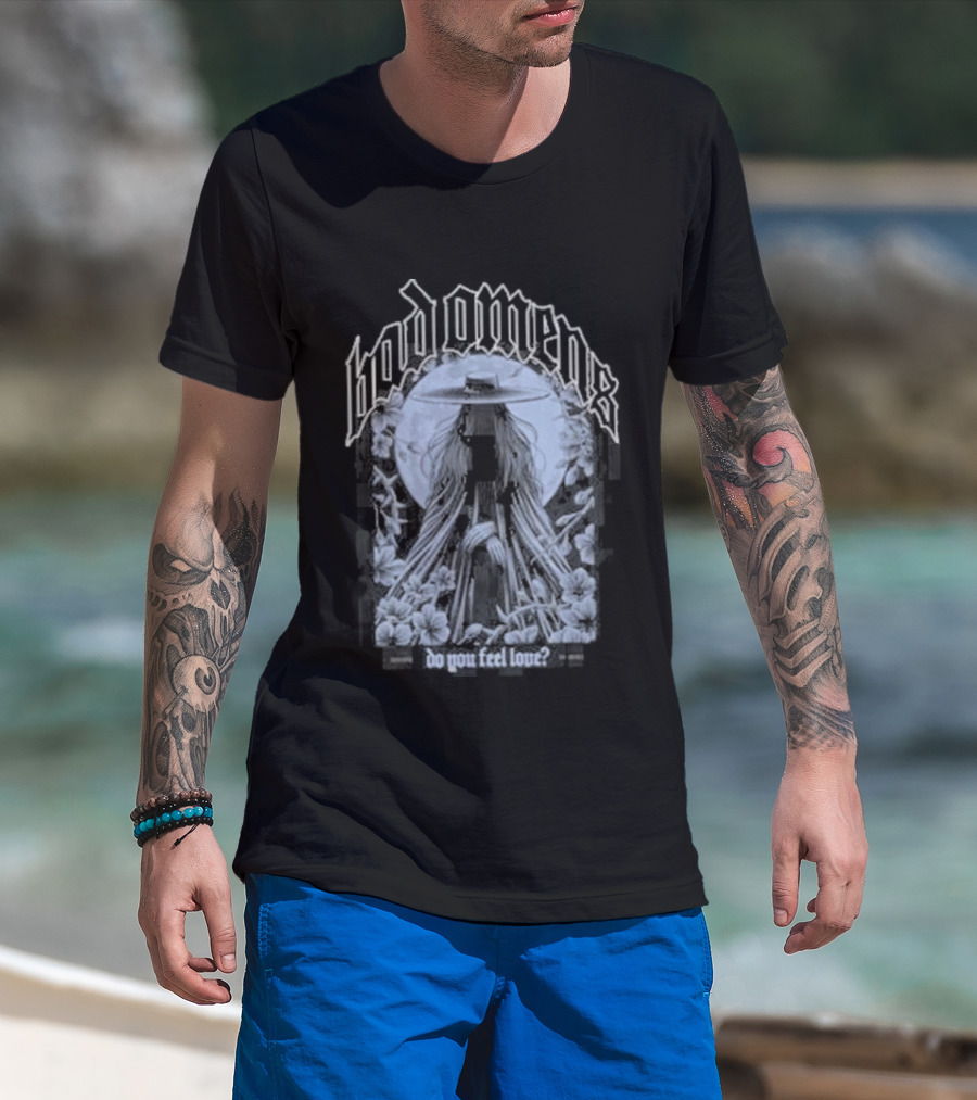 Bad Omens Store The Specter Omens Engraving T-Shirt