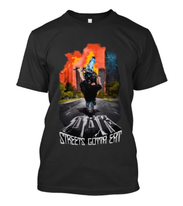 Dirt Bike Kidz Streets Gotta Eat Urban Rider Scene T-Shirt