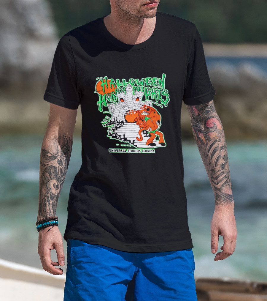 Halloween Horror Nights Universal Studios Florida Scoob Night Razors In The Night Beyond Human T-Shirt