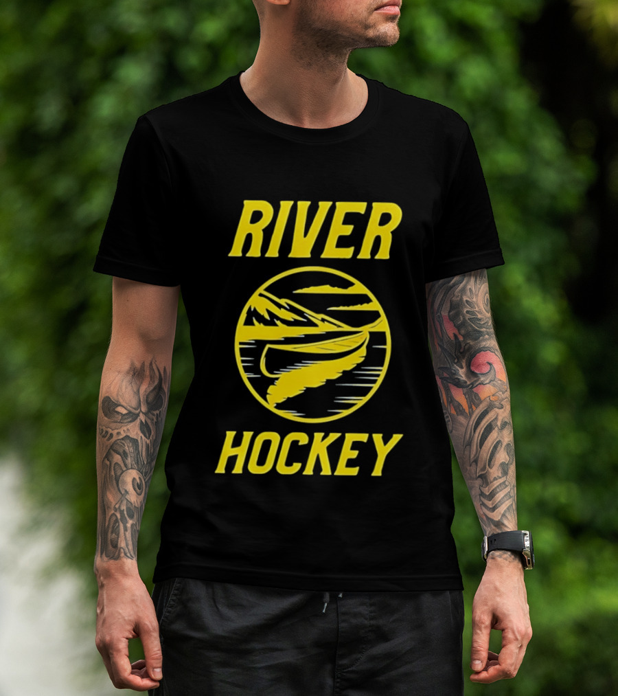 Buffalo Sabres River Hockey Scenic Canoe Adventure T-Shirt