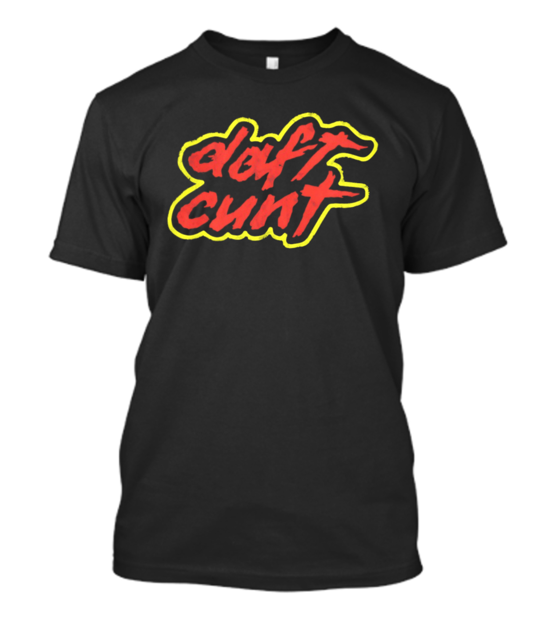 Daft Cunk Parody Album Homework Text Yellow T-Shirt