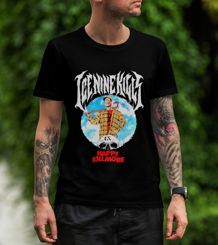 ICE NINE KILLS Happy Killmore Axe Skull T-Shirt