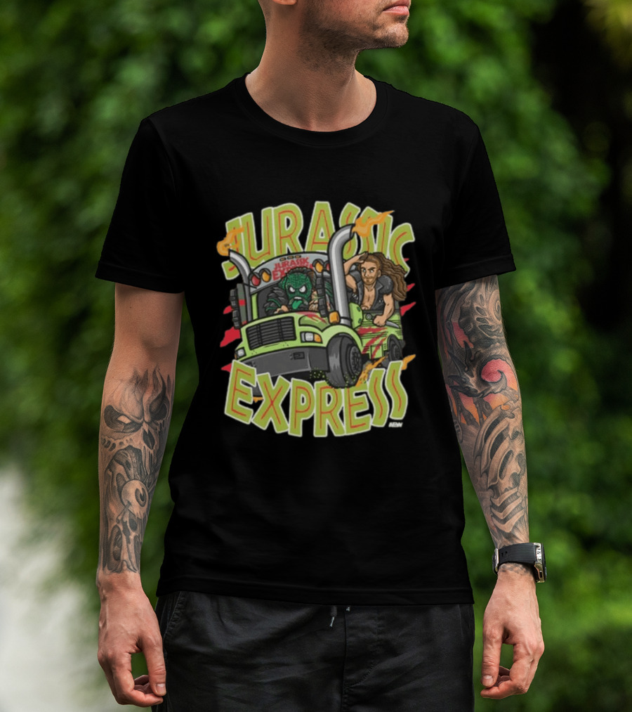 Jurassic Express Truck Adventure With Dinosaur And Driver T-Shirt