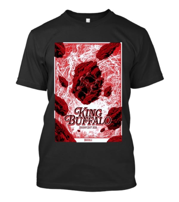 King Buffalo Obsidian Dust 2026 Brussels Belgium May 17 2026 T-Shirt