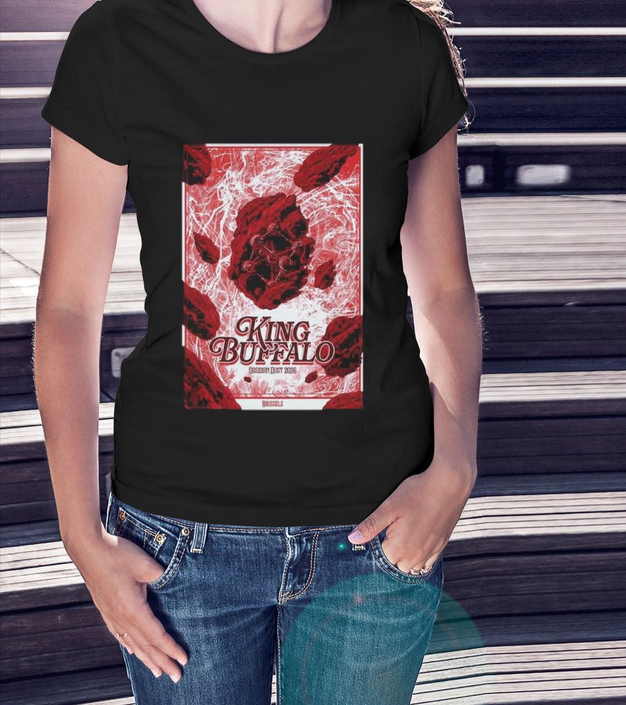 King Buffalo Obsidian Dust 2026 Brussels Belgium May 17 2026 T-Shirt