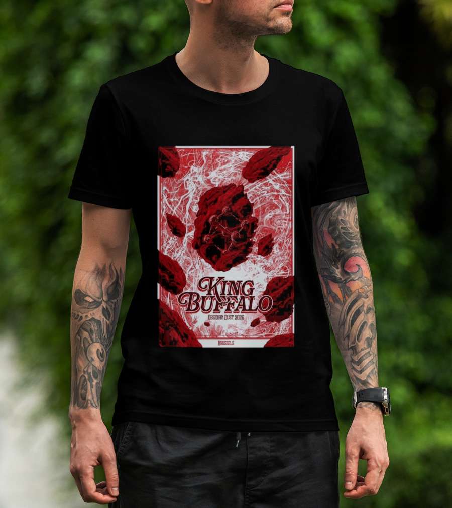 King Buffalo Obsidian Dust 2026 Brussels Belgium May 17 2026 T-Shirt