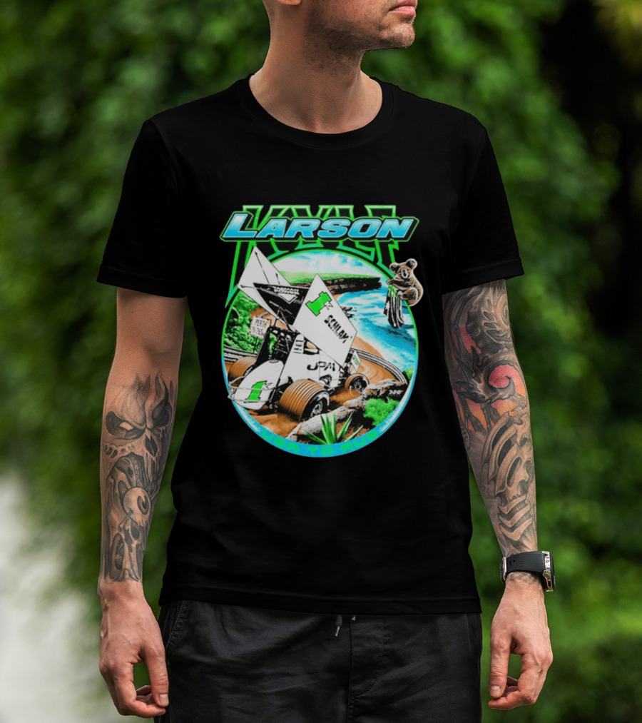 Kyle Larson Schlam USA To Aus Racing Perth Sprint Car T-Shirt