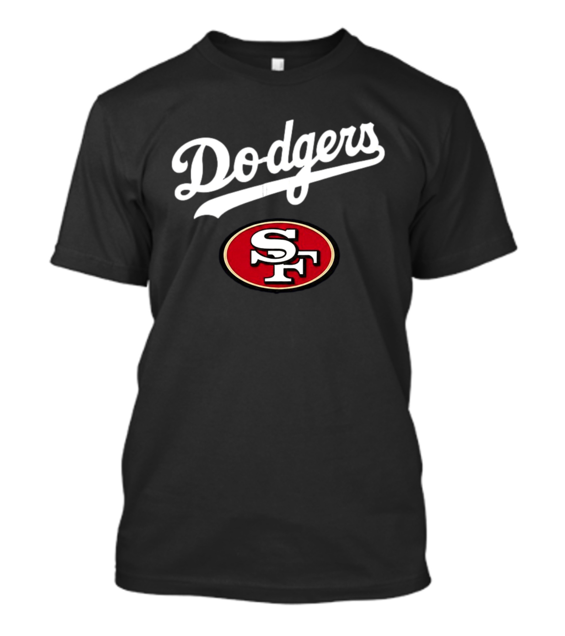 Dodgers SF Baseball Jersey Los Angeles San Francisco 49ers T-Shirt