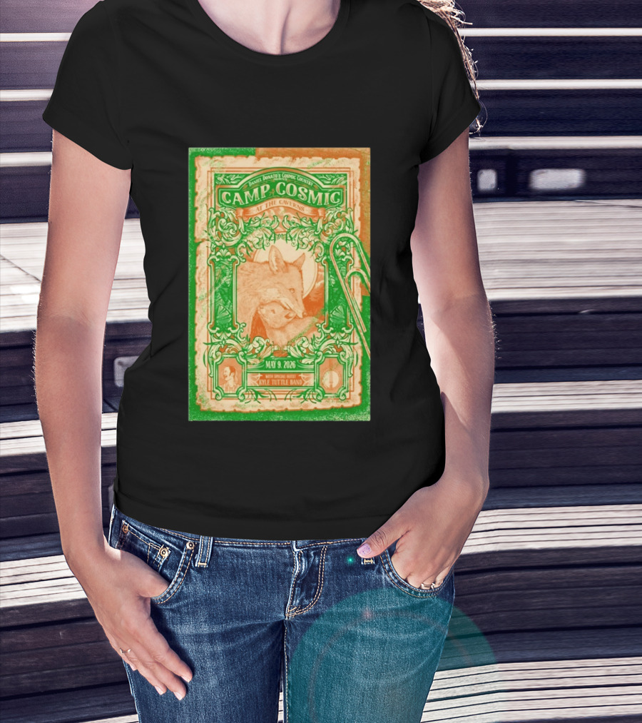 May 9 2026 Daniel Donato's Cosmic Country Camp Cosmic At The Caverns Kyle Tuttle Band Pelham TN Tour T-Shirt