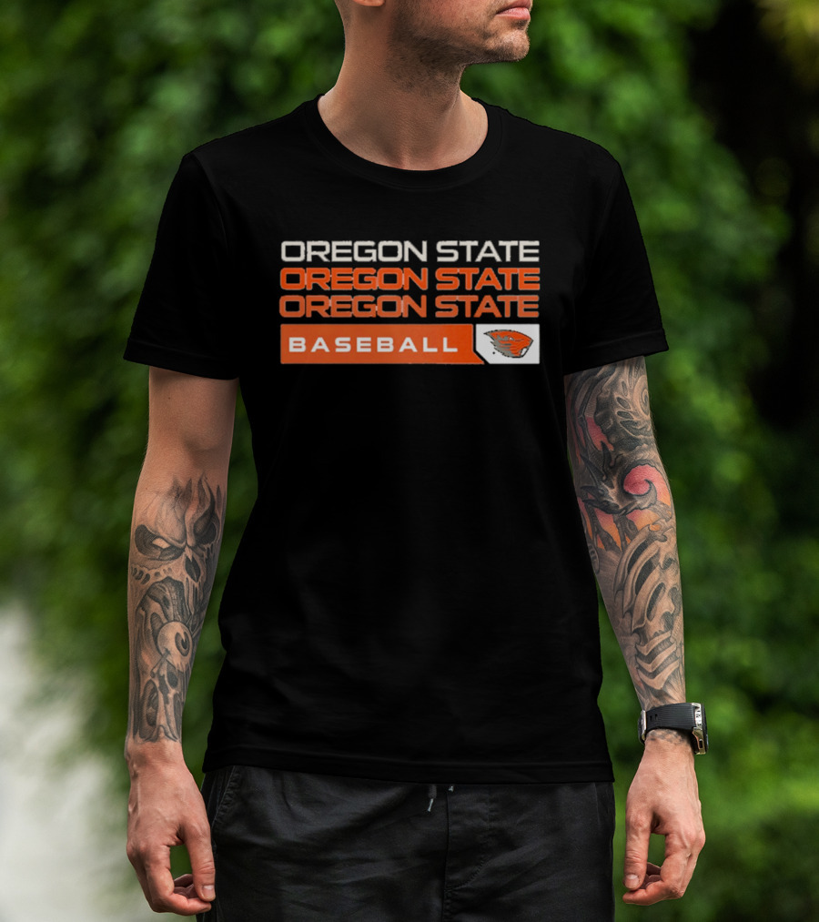 Oregon State Beavers College Baseball 2026 Tri Blend T-Shirt