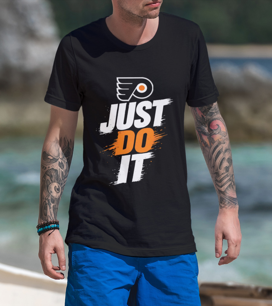 Philadelphia Flyers Just Do It NHL Team Spirit T-Shirt
