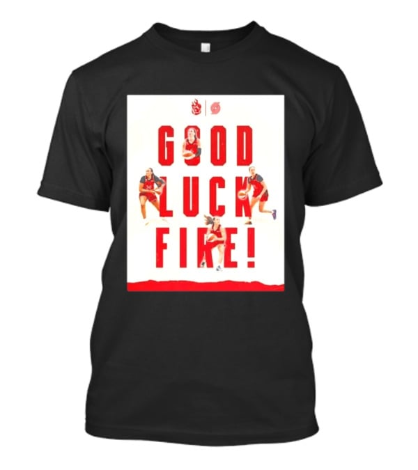 Portland Trail Blazers Good Luck Fire Basketball T-Shirt