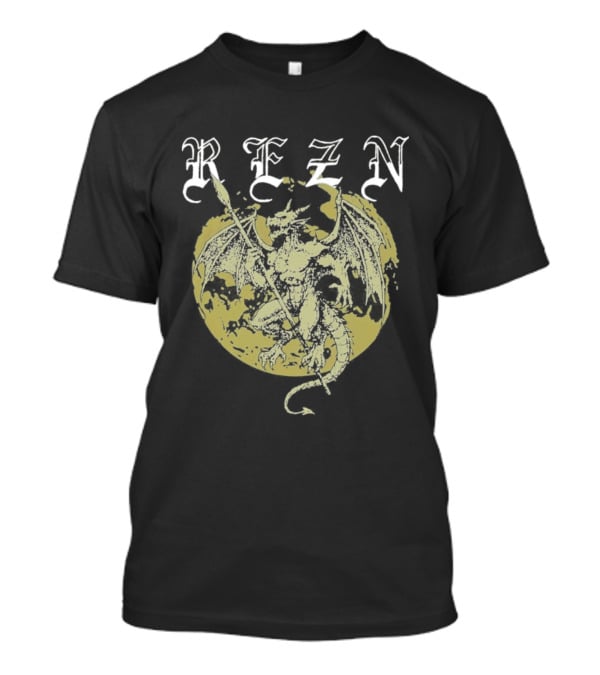 Rezn Yellow Dragon Circle T-Shirt
