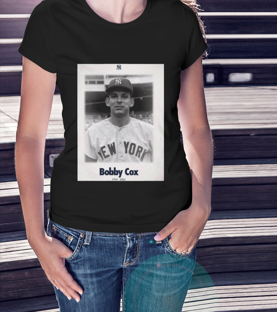 New York Yankees Bobby Cox 1941 2026 T-Shirt