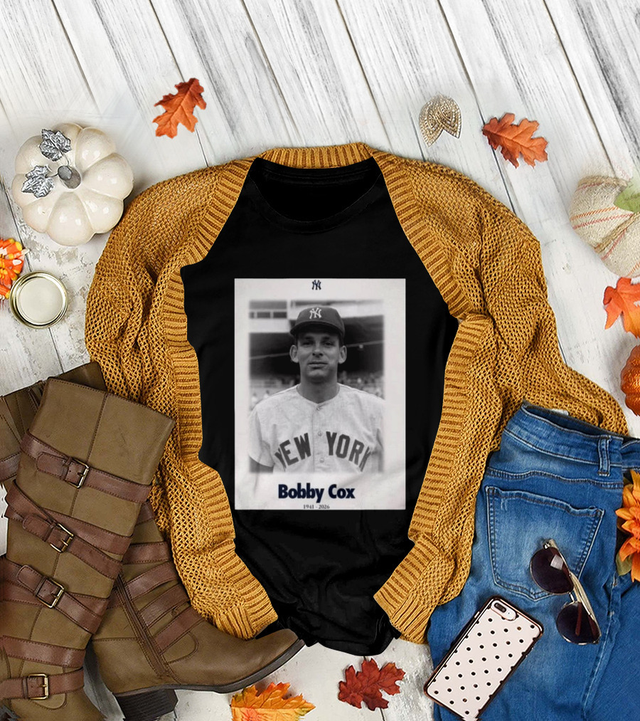 New York Yankees Bobby Cox 1941 2026 T-Shirt