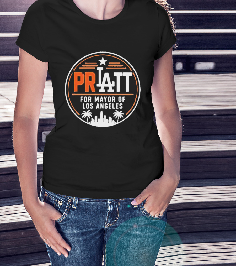 Pratt For Mayor Of Los Angeles 2026 Election Campaign T-Shirt