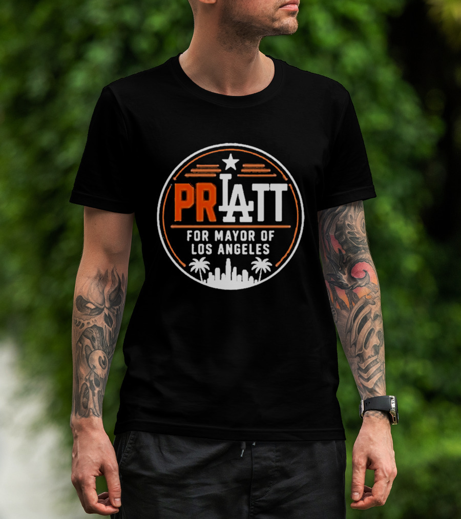 Pratt For Mayor Of Los Angeles 2026 Election Campaign T-Shirt