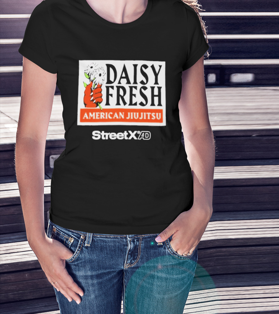 Daisy Fresh American Jiu Jitsu StreetxAD Collaboration T-Shirt