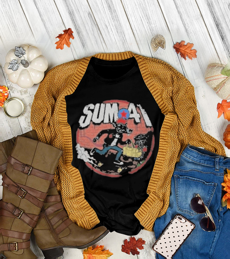 Sum 41 Rat Street Art Comic T-Shirt