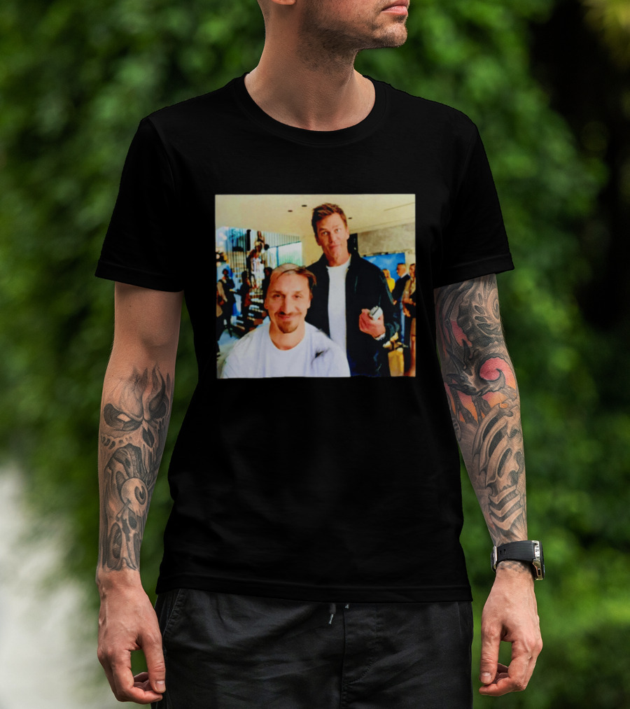 Tom Brady Almost Friday Giving Zlatan Ibrahimović A Haircut T-Shirt