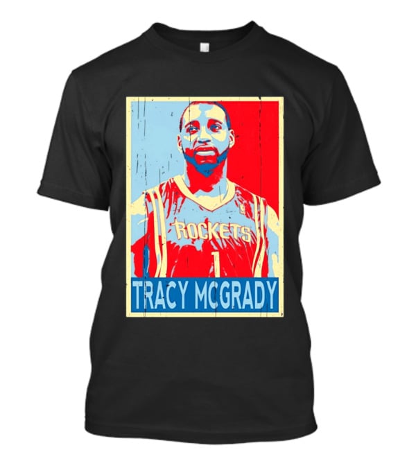 Tracy McGrady Rockets Houston NBA Basketball T-Shirt