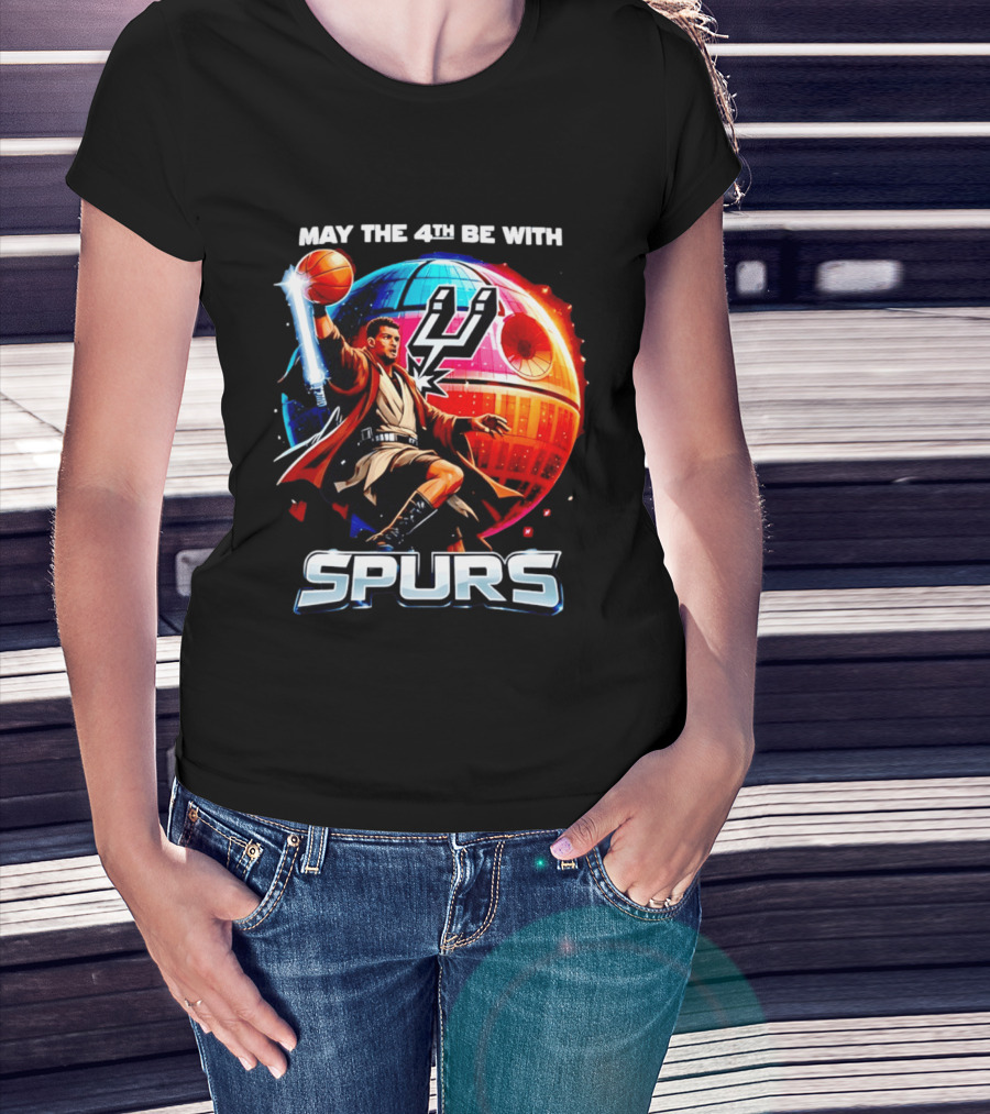 May The 4th Be With You Spurs Star Wars Victor Wembanyama T-Shirt