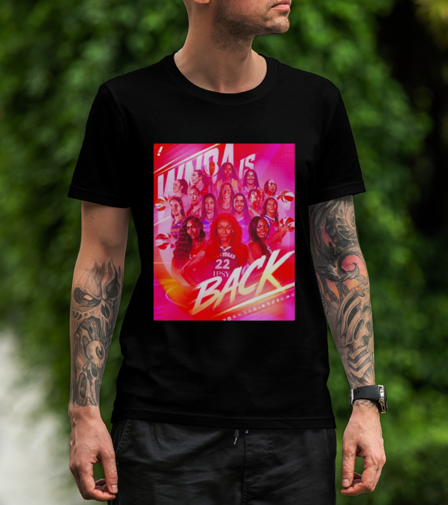 WNBA Is Back 30th Season Highlights Las Vegas Basketball Stars T-Shirt