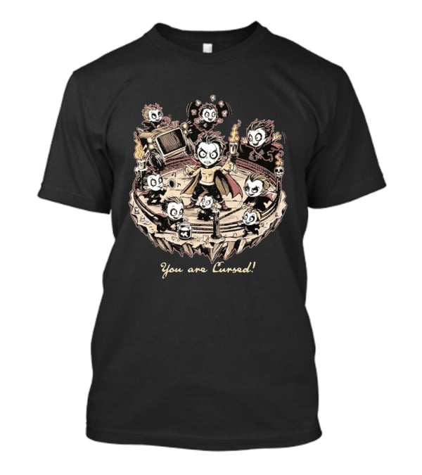 WWE Danhausen You Are Cursed With Minis And Torches T-Shirt