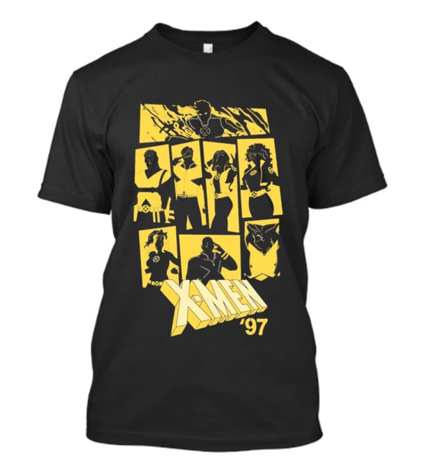 X Men '97 Classic Characters Collage T-Shirt
