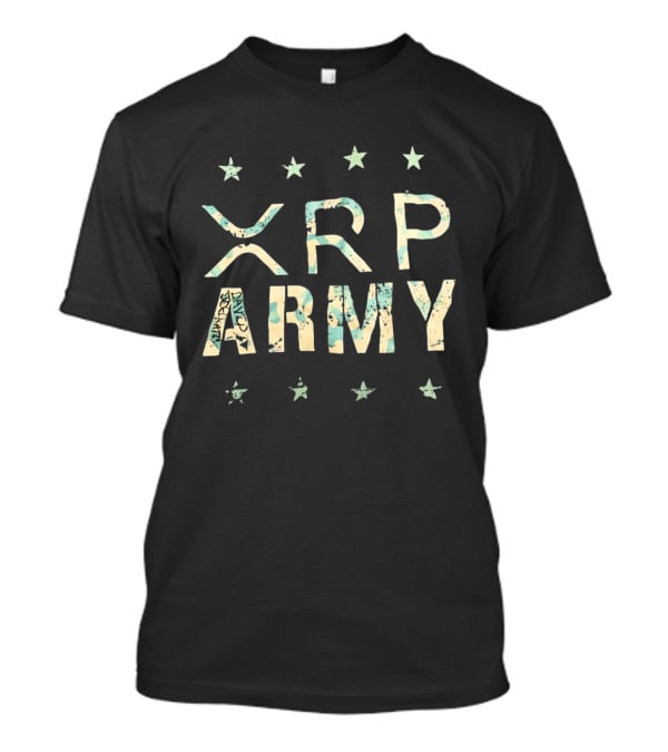 XRP Army Camo Stars T-Shirt