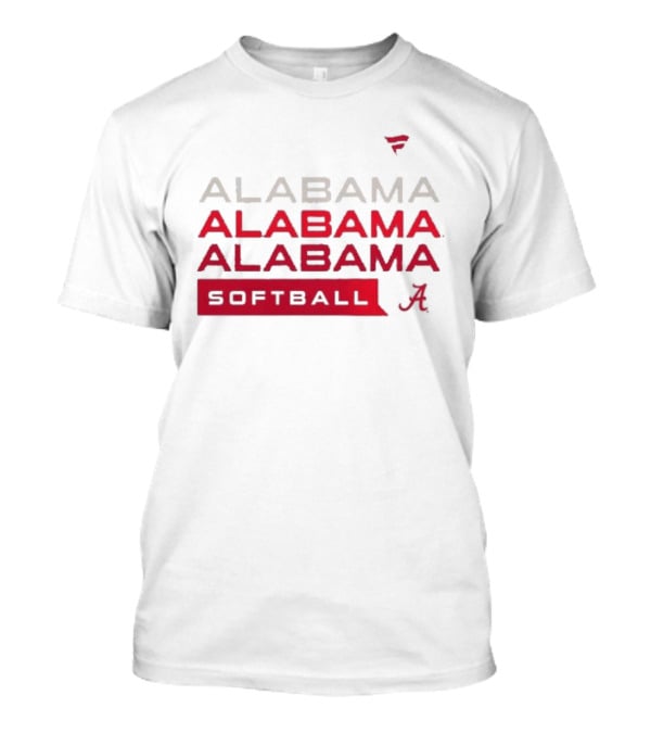 Alabama Crimson Tide Softball Fan Gear Tri Blend Hype T-Shirt