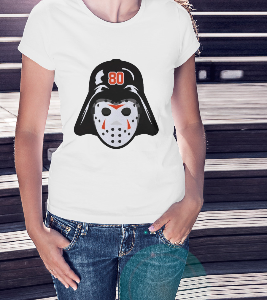 Dan Vladar Darth Vladar Mask 80 Philadelphia Flyers Hockey T-Shirt