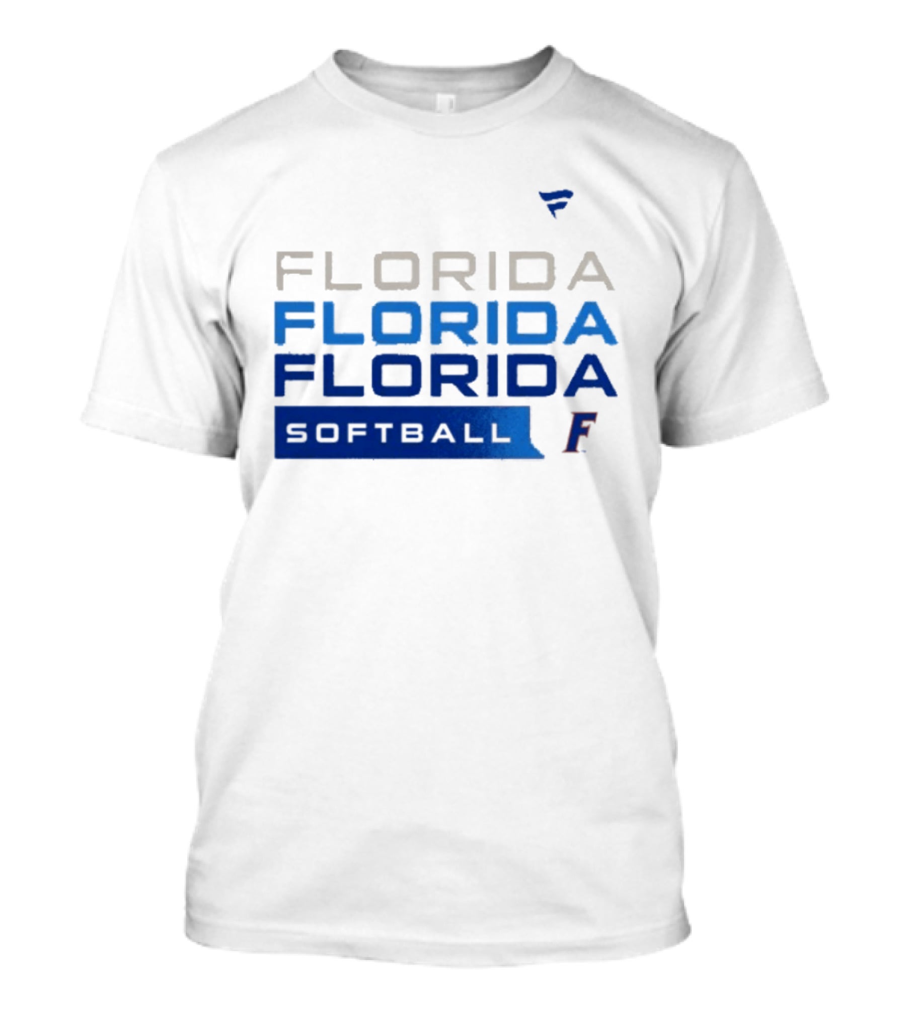 Florida Gators Softball Tri Blend Hype College F T-Shirt