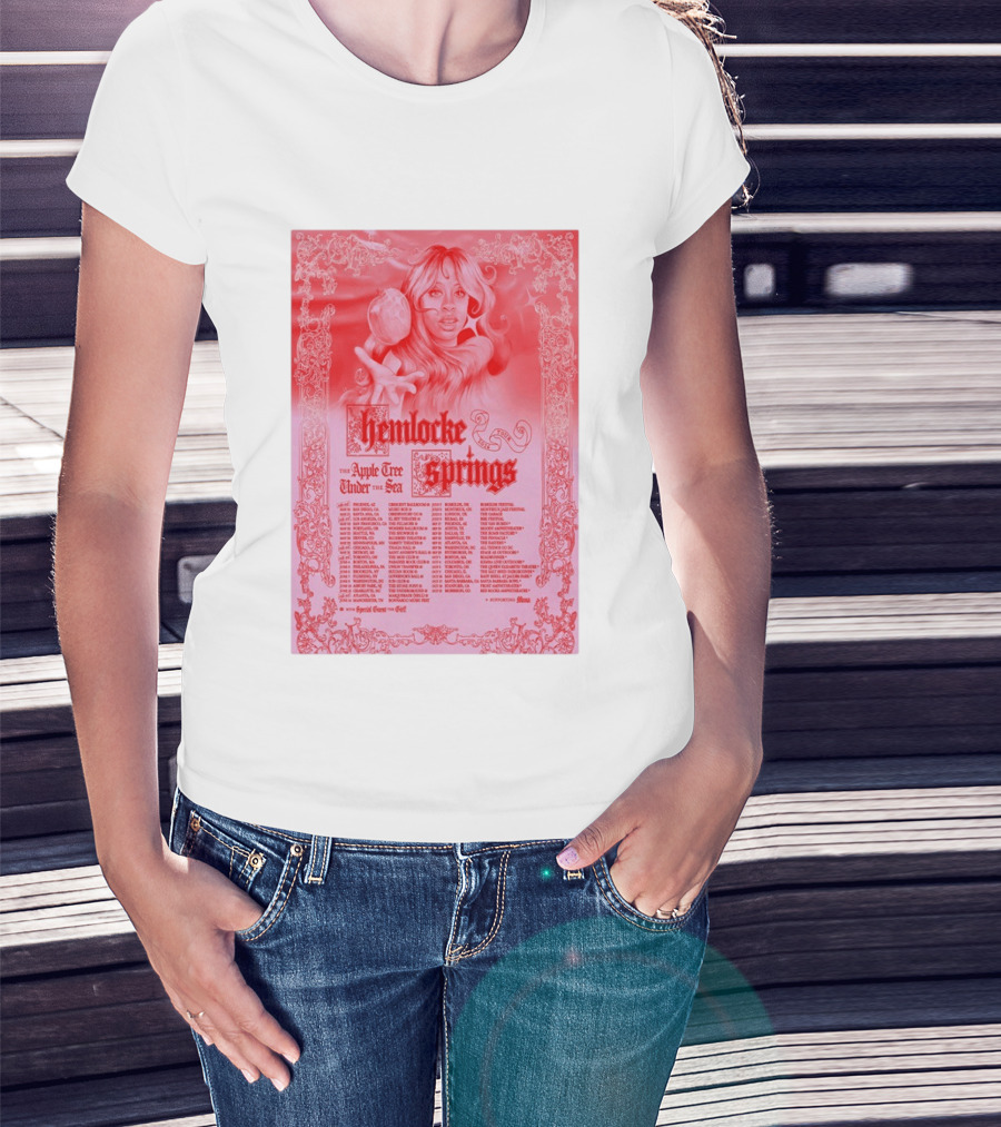 Hemlocke Springs The Apple Tree Under The Sea Tour 2026 T-Shirt